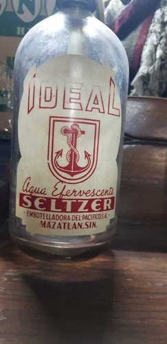 Antiguo Sifon Seltzer Original. Ca.1940 (Usado)