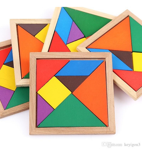 Set 6 Tangramas Juego De Entretenimiento Y Diversion