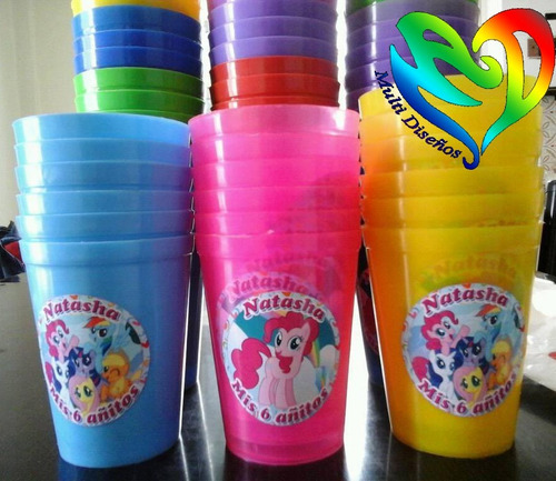 Vasos De Plástico  Personalizados Irrompibles