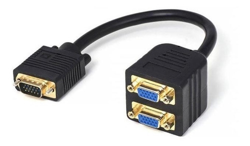 Cable Splitter Derivador Vga M A 2 Vga H 35cm Titan Belgrano