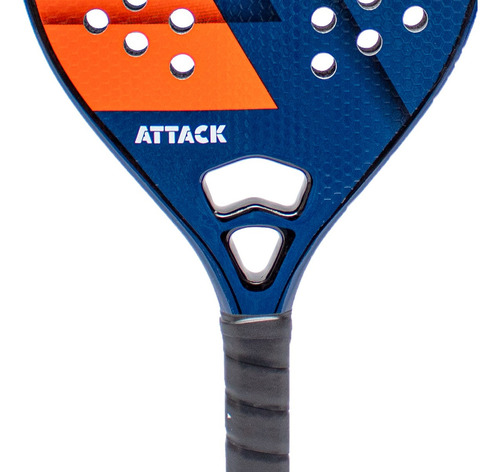 Raquete Beach Tennis Kevlar Attack + Capa Quick Shot