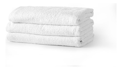 Toalla Baño Hotelera De 130x70 410 Gramos Cottonella 36 Pzas Color Blanco Th-baño130cot
