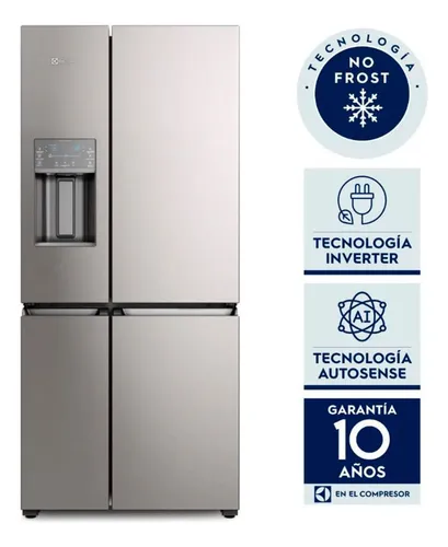 Heladera Electrolux Side By Side Inverter No Frost Iq8s 541