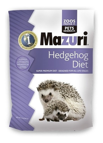 Alimento Para Erizo 500g Marca Mazuri