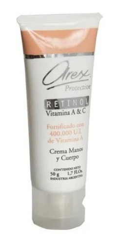 Arex Retinol Crema Manos Y Cuerpo Vitamina A & C X50g