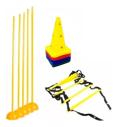 Pack A-1 Multi Agilidad - Escalera + Conos + Sticks + Bases