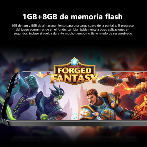 Teléfono Inteligente Android Barato Rino10 5.0 Pulgadas Ram 1 Gb Y Rom 8 Gb Dorado