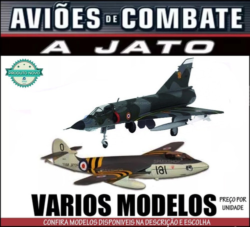 Aviao Combate Jato Guerra Mini 1/72 Varios Modelos Novos