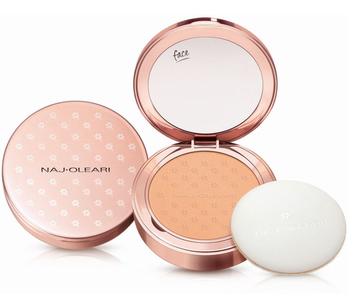 Polvo Compacto Naj Oleari Skin Caress N°02 Peach Pink