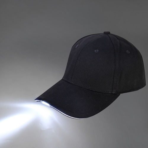 Sombrero De Escalada Al Aire Libre Con Luz Led Que Brilla