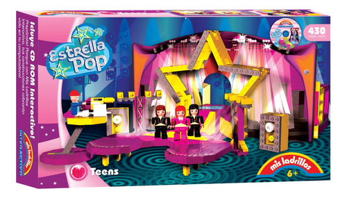 Mis Ladrillos Teens Estrella Pop Concierto 430 P/ Bunny Toys