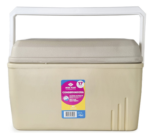 Conservadora Térmica Deses Plast 17 Lts Color Beige