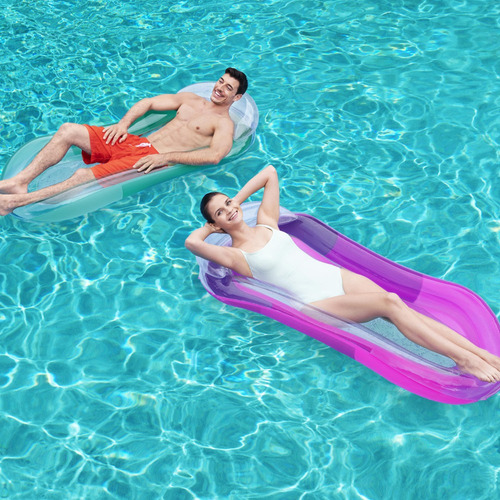 Inflável Rede Floatings Linha Lounges Folding Natação