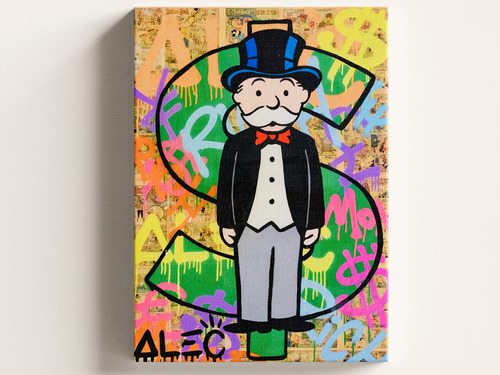 Cuadro Canva Mr.monopoly 120x80 (matte/glossy)