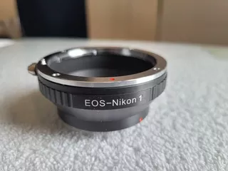 Adaptador Lente Canon Eos P/ Corpo Nikon 1 Mirrorless J1 V1