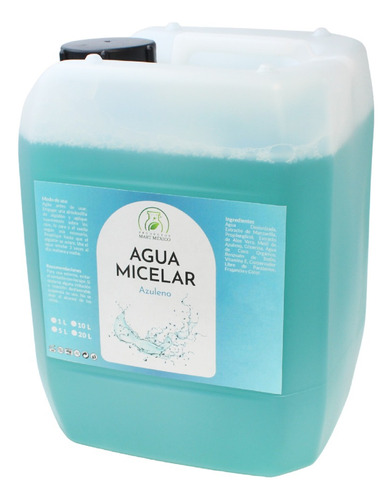 Agua Micelar Con Azuleno Hidratante 5 Litros