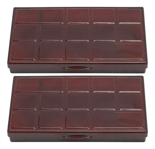 Estuche De Acuarela A Prueba De Fugas De Chocolate, 2 Piezas