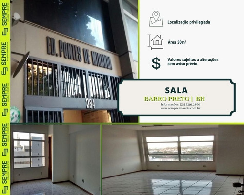 Imagem 1 de 15 de Sala Para Alugar, 30 M² - Barro Preto - Belo Horizonte/mg - Sa0009