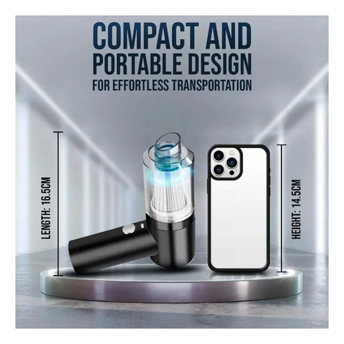Aspirador De Mano Para Coche 9000pa Carga Usb K9