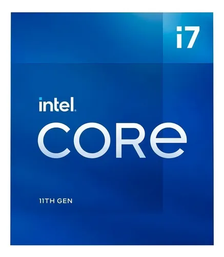 Processador gamer Intel Core i7-11700KF BX8070811700KF de 8
