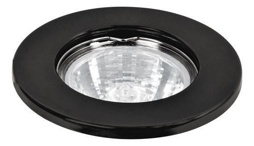 Luminario Empotrado Fijo Negro Para Mr16 Volteck 46613