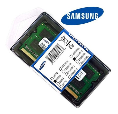 Memoria Ddr3 2gb 1333mzh Portátil Samsung