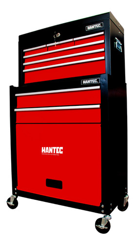 Caja De Herramientas + Gabinete Móvil 9 Cajones Hantec