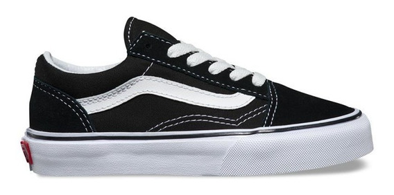 vans old skool blancas con raya negra