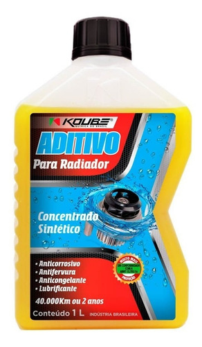 Aditivo Radiador Concentrado Sintetico Amarelo Koube 1l