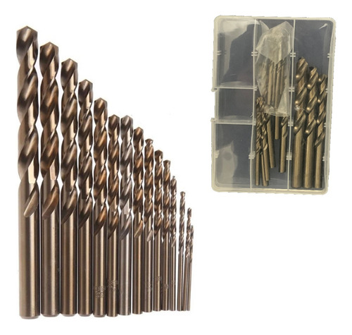 Set Brocas Para Fierro Duro, Cobalto