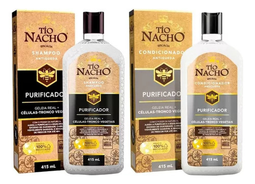  Tio Nacho Kit Shampoo + Condicionador Purificador 415ml