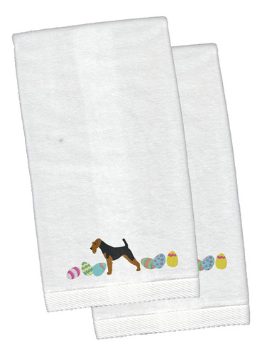 Carolines Treasures Ck1693ktemb Welsh Terrier Juego De 2 De