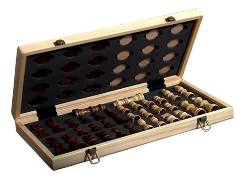. Juego De Ajedrez De Madera, Juegos Educativos, Regalo De