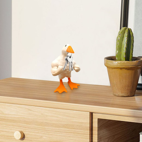 Adorno Magnético Con Forma De Pato Macho Musculoso, Diseño D