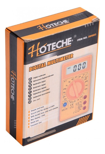 Amperimetro Multi Tester Digital 500v Hoteche 