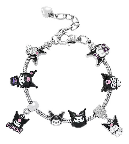 Pulsera Kuromi Unisex Acero Inoxidable