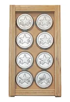 Comprar Caja De 8 Tejos De Rayuela, Diseño Estrella