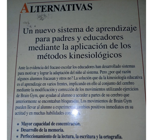 Brain Gym Aprendizaje De Todo El Cerebro Paul Dennison