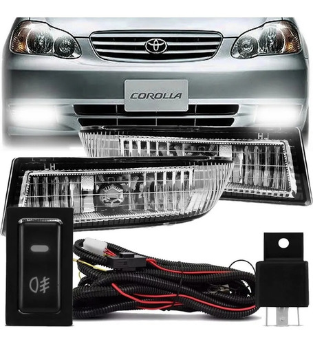 Faro Auxiliar  Kit Farol Caminero Corolla 2003 2004