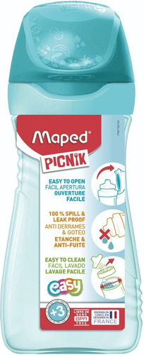 Botella Maped Picnic Origin Antiderrame Escolar Calidad