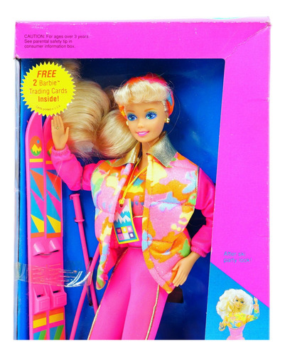 Barbie Ski Fun Graceful & Glamorous 1991 Edition