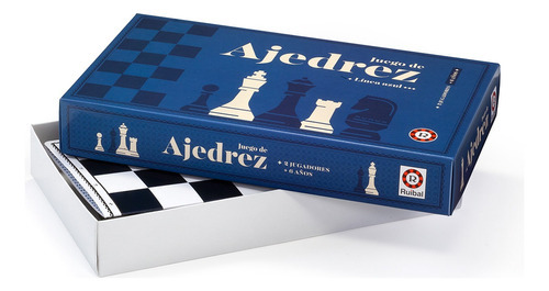 Ajedrez Juego De Mesa Clasico Estrategia Ruibal Linea Azul
