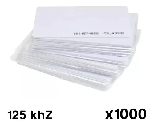 Tarjeta Tag Rfid 125khz Edificios Consorcios 1000 Unidades