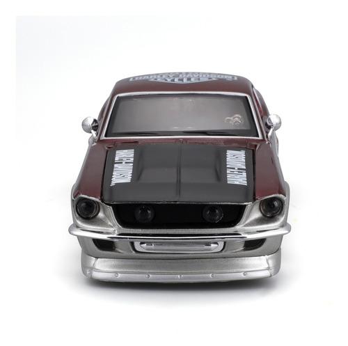 Ford Mustang Gt 1967 - Harley-davidson Hd Custom 1/24 Maisto Plata
