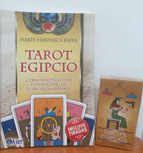 Libro Tarot Egipcio -curso Practico Mas Mazo De Cartas 