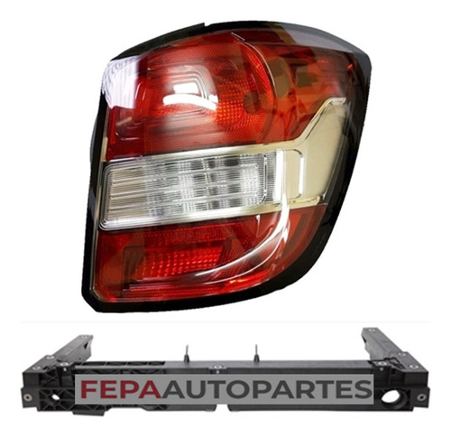 Mica Faro Giro Trasero Chevrolet Spin 12 / 16 Roja