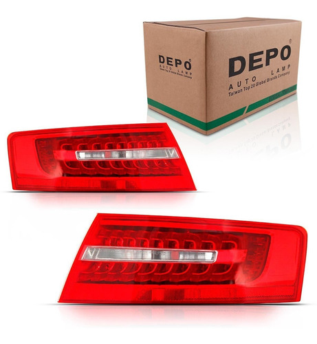 Par Lanterna Audi A6 2009 2010 2011 2012 Led Canto