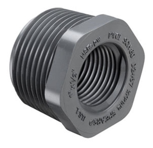 Reduccion Bushing 1x1/4 Pvc Cedula 80 Roscada