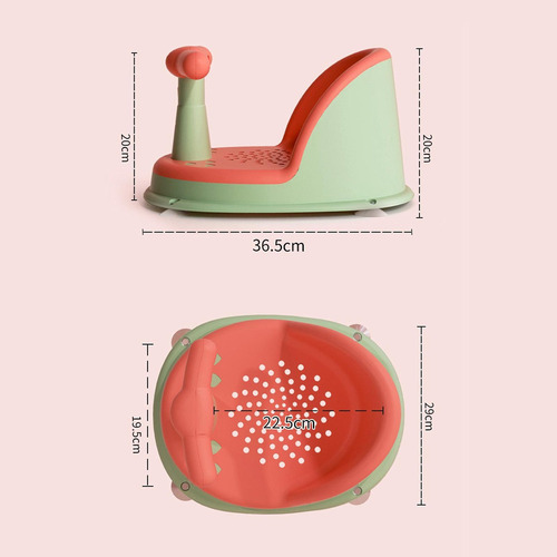 B Asiento Antideslizante Para Bañera De Bebé