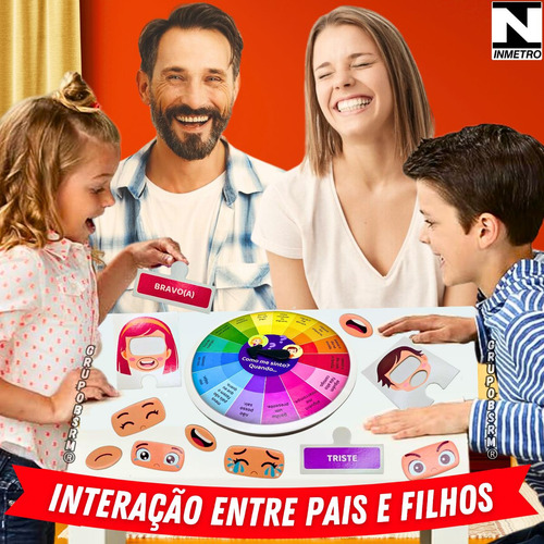 Jogo Das Emoções Ache Encaixe Como Me Sinto Expressão Facial